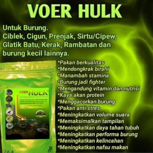 Pakan Burung Berkualitas Tinggi Voer HULK original