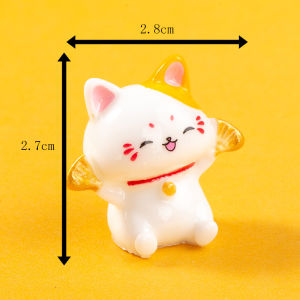 Mèo thần tài Maneki Neko nhỏ xinh trang trí tiểu cảnh terrarium DIY