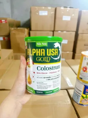 (Combo 3 lon) Sữa Alpha USA Gold bổ sung lợi khuẩn kháng thể từ sữa non - 900g