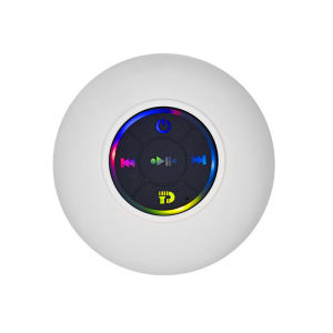 New Bathroom Waterproof Wireless LED Bluetooth Speaker Large Suction CupPortable Speaker