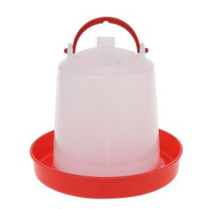 Pet Chicken Feeder Waterer with Portable Handle Auto Poultry Water Drinker Baby Chick Waterer 1.5L Water Container