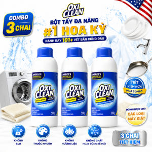 Bột Tẩy Đa Năng OxiClean Mỹ Tẩy Vết Bẩn Quần Áo Cặn Canxi Lồng Giặt