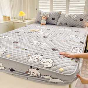 Tempo 3in1 Bedsheet No Lukot Bedsheet Fully Garterized Bedsheet Fitted Bed Sheet COTTON Single/Double/Queen/King Size