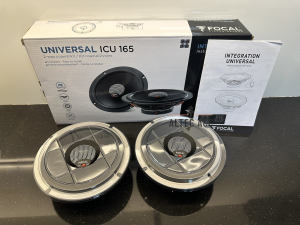 FOCAL UNIVERSAL 2 WAY 6" Inch COAXIAL Set Speaker ICU165 Integration Kereta ready stock fast shipping bass sound