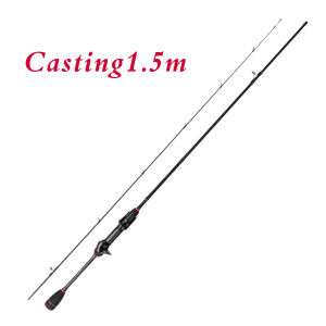 【NYA】 1.5M/1.68M/1.8M【2-7lb】Carbon fiber Ultralight Fishing Rod UL Solid Rod tip Sensitive Spinning/Baitcasting Rod shrimp rod Light Jig Rod Lure Fishing Rod Freshwater/saltwater Rod outdoor fishing tackle