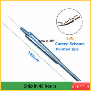 GREATLH-Titanium Capsulorhexis Forceps 23G/25G Intraocular Ophthalmic Micro Instruments
