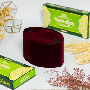 Peci Songkok Kopiah Warna Ungu Merah Maroon Betawi Ac Tinggi 12 Cm Terbaru Kekinian Bahan Bludru Tebal Halus