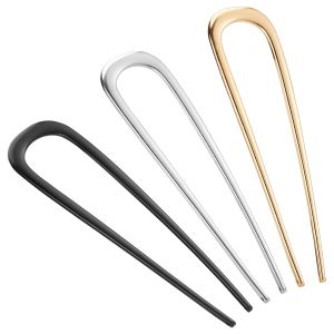 Bộ 3 kẹp tóc kiểu Pháp dành cho nữ tạo kiểu tóc xoắn búi hoặc buộc cao thanh lịch.