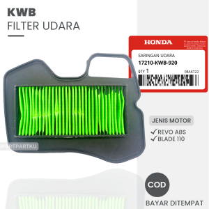 KWB FILTER UDARA HONDA REVO ABSOLUTE BLADE 110/ SARINGAN UDARA/ PILTER UDARA/ SARINGAN/ BUSA