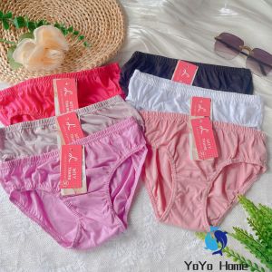 Original Plain Bikini cotton panty for women’s (6-12pcs) Mid waist for ladies underwear