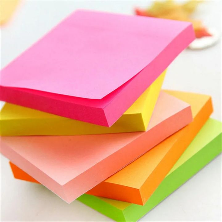 3X3 Inchi Isi 100 Lembar Sticky Notes Tempel Sticker Memo 76X76mm ...