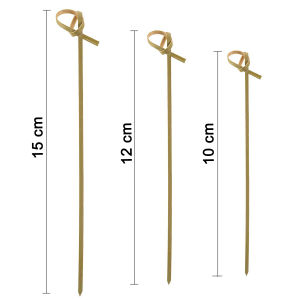 10 12 15 cm Tusuk Buah Bambu / Tusukan Cocktail / Tusuk Bambu Cocktail / Tusuk Sate Buah 100 PCS