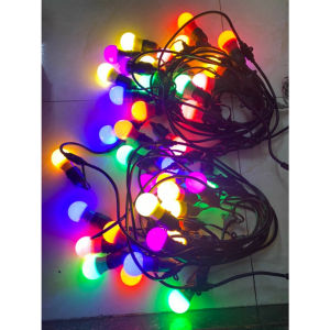Dây lớn loại 1 - Bộ dây đui đèn ngoài trời trang trí 10m đui chống nước E27
