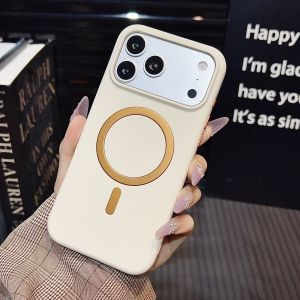 0930[Local Stock] Christmas Halloween Luxury Solid Color Rock Sand Texture magneticed Wireless Charging Shockproof Protective Phone Cover Case for iPhone 17 16 Pro Max h261009
