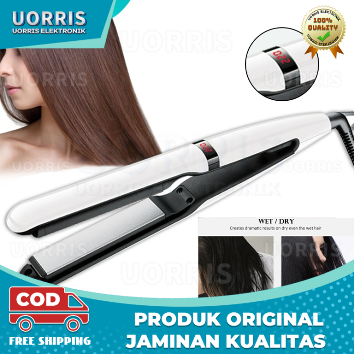 Catokan Rambut Cold Hair Straightener Amori Catok 2in1 A 7277