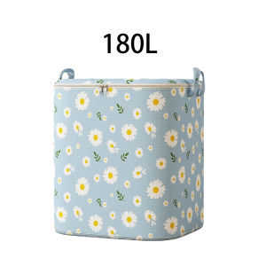 100L/180L กล่องเก็บของ กล่องเก็บเสื้อผ้า ความจุขนาดใหญ่ กันฝุ่น ลังเก็บผ้าแบบพับได้ อเนกประสงค์