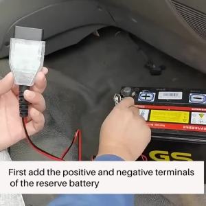 KLCL Car OBD2 ECU Connector Battery Saver Auto ECU Memory Savers Automotive OBD 2 Emergency Electrical Plug Car Fuel Save68212