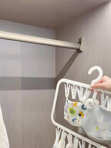 Seamless Baby Clothes Hanger Plastic Household Wardrobe Baby Socks Seamless Storage Sock Clip Windproof Drying Hanger [ Free Shipping ]