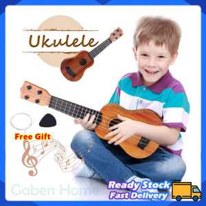 Childrens Ukulele 4 Strings Portable Wood Plastic Mini Musical Instrument Guitar For Kid Gift Toy Beginner Basic Players | Gaben Home