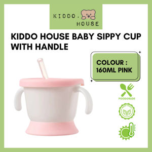 Kiddo House Baby Training Sippy Cup with Handle 160ml Baby Learning Cup Baby Cups