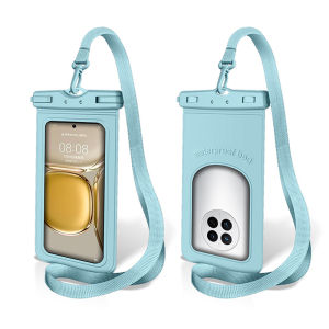 7.2นิ้วโทรศัพท์กันน้ำกระเป๋าใต้น้ำกระเป๋าแห้งพีวีซีล้างหน้าต่างว่ายน้ำ Snorkerling ฝน CP ผู้ถือ