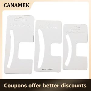 【 CANAMEK 】 50pcs Display Cards For Hair Claw Clip Paper Card Headdress Card Hair Decoration Package DIY Jewelry Cardboard Package Hair Clips Craft Hang Tag Card