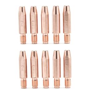 Cornerr 40mm Cucrzr Contact Tip Fit L10611B00 21W9887-A OTC DAIHEN RTW5000H RTW5000S RTW5000L 500A Robot Welding MIG Torch Swan Neck 9Q4T2