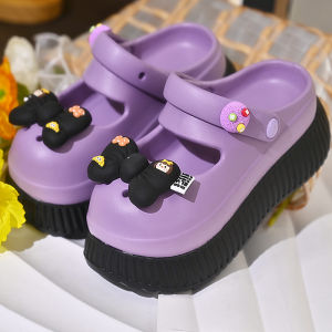 Free Shipping New WomenS Thick-Soled Clogs For Spring And Summer Suitable For Outdoor Wear Non-Slip Wear-Resistant Beach Sandals With Toe Protection For Women In Summer