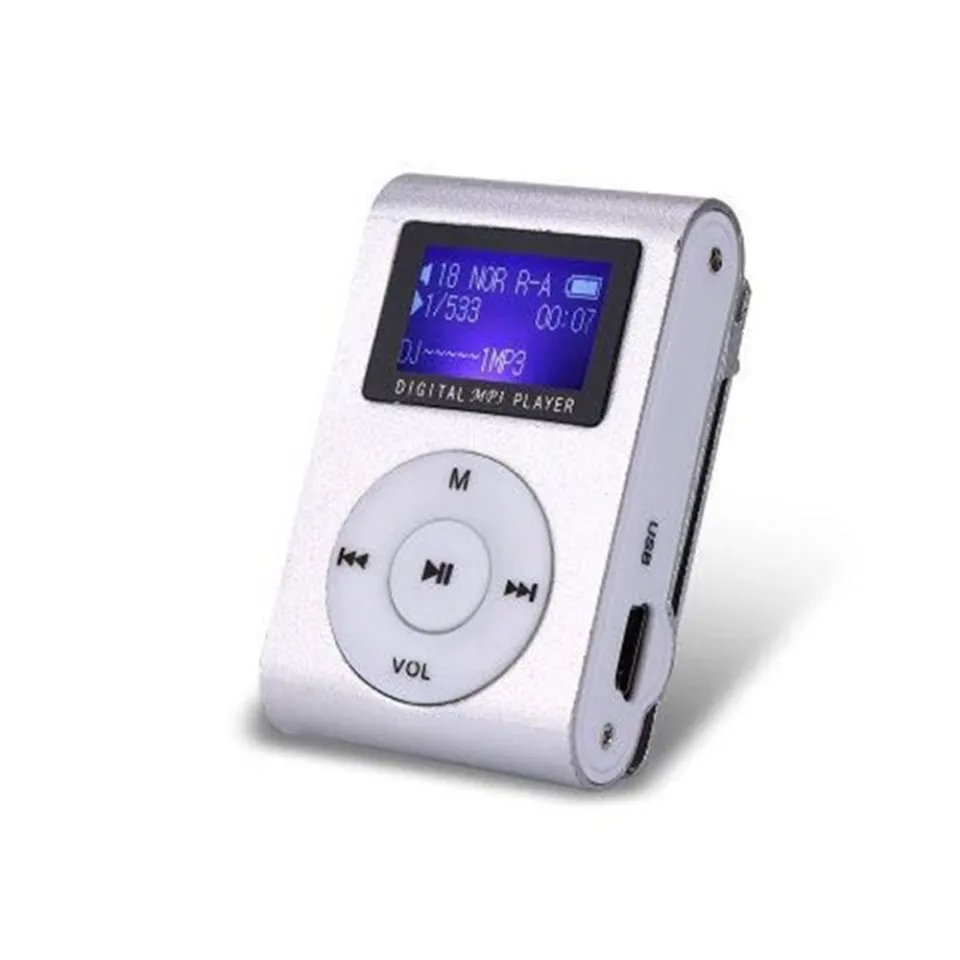 Portable Digital MP3 Player With LCD Screen - Supports 32GB TF Card, FM Radio, USB Playback