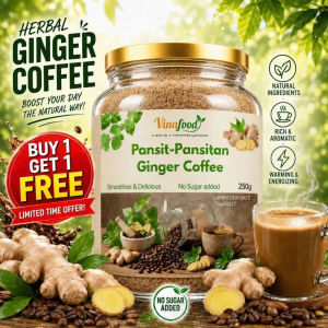 Pansit-Pansitan Ginger Coffee Warm Herbal Coffee Smooth Strong Daily Energy Drink Mix