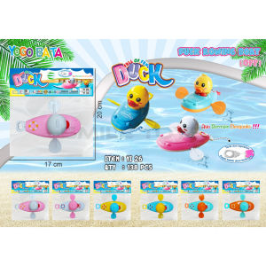 Mainan Anak Mandi Kapal Bebek Renang / Kapal Bebek Duck Bowing Boat Berenang YI 26