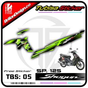Sticker Striping New Shogun 125 SP - Stiker Striping Variasi Motor New Shogun 125 SP. TBS.SF.05