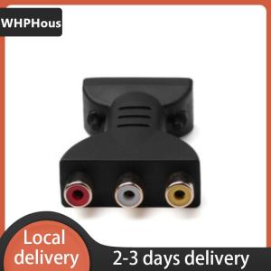 [COD] WHPHous Ship within 24 hours Flexible Portable HDMI to 3 RCA Video Audio AV Adapter Component Converter