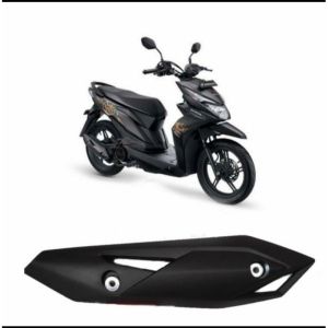 cod termurah terlaris Cover Knalpot Pelindung knalpot   BEAT FI 2017 free baut bisa digunakan di motor beat Fi 2016 2017 2018 2019 tutup knalpot Protector Honda New Beat Esp Sporty / Street