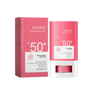 Eelhoe UV Protection Sunscreen SPF50+ Stick Refreshing Oil-Free Formula UVA/UVB Sun Protection Anti Aging Water Resistant Moisturizing High Sunfast Broad Spectrum Ultraviolet Isolation For Face & Body Outdoor Summer