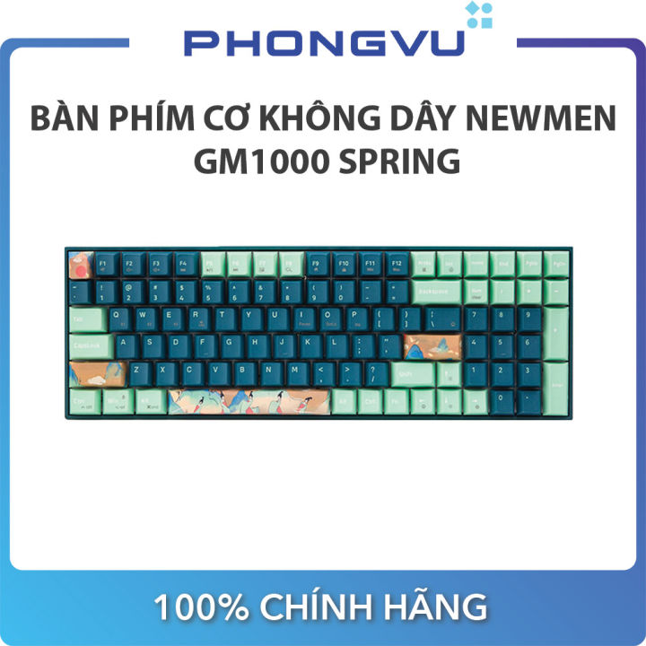 Bàn phím cơ không dây Newmen GM1000 Spring