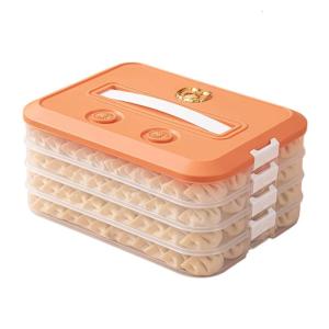 Stackable Cookie Container With Time Recorder and Handle Multiple Layer Storage Solution Kitchen Supplies