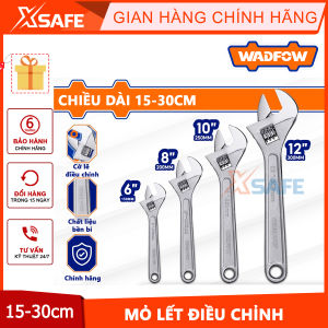 Mỏ lết Wadfow chiều dài 15-30cm thép Carbon thả rèn kẹp điều chỉnh lên đến 0-35mm