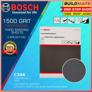 BUILDMATE  230x280mm Hand Sanding Sheet Sandpaper C344 Expert for Wet & Dry Orbital Sanders BAX