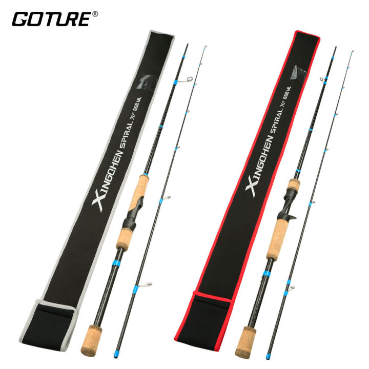 Fishing Rod Spinning Fishing Rod M Power Hand Lure Wight:3-21g Carbon Fiber  Casting Fishing Poles for Reservoir Pond Stream River Fishing Gifts (Color  : A, Length : 1.8 m) : : Sports