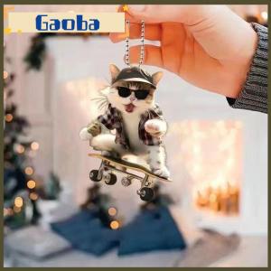 gaoba Sáng tạo Puppy người đàn ông ba lô gương chiếu hậu Mặt dây chuyền xe treo đồ trang trí xe phụ kiện trang trí quà tặng cho phụ nữ người đàn ông
