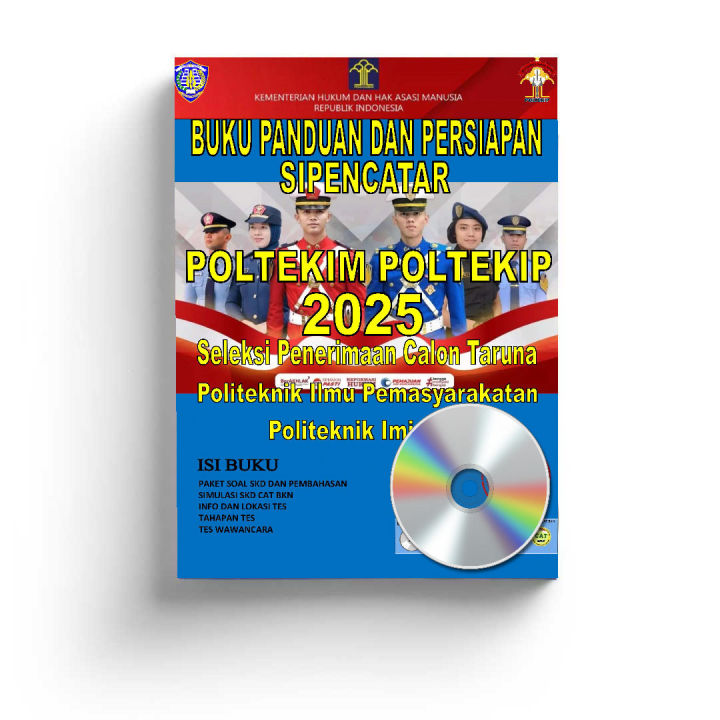 BUKU SELEKSI UJIAN CALON TARUNA POLTEKIP POLTEKIM 2025 KEMENKUMHAM