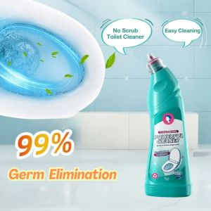 Toilet Cleaner Scrub-Free Powerful Stain & Germ Removal for Toilet & Bathroom Floor Toilet Bowl Deodorizing Lasting Fragrance