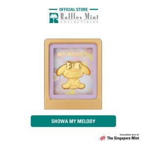 Sanrio Showa 24K Gold Foil in Frame (Hello Kitty / My Melody) [The Singapore Mint]