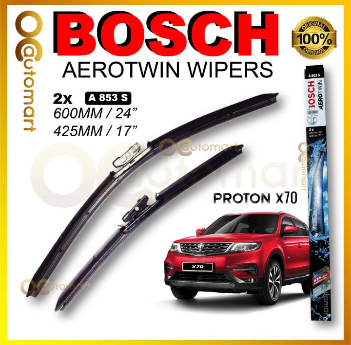 Bosch Aerotwin Wiper Blade 1set Proton X70 Wiper 100 Genuine