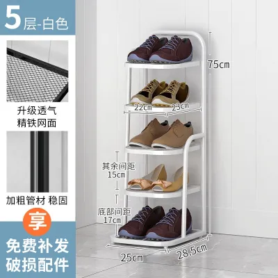 Shoe Rack 3-10 layers Black/White Durable Space-Saving Storage Solution for Your Footwear Multiple-Layer Stylish Storage