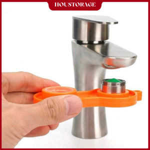 Houstorage Faucet Bubbler Wrench Water Outlet Aerator Universal Wrench Faucet Nozzle Filter Repair Tool Replacement Disassembly Tool Spanne