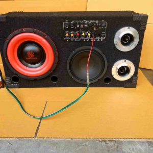 ลำโพงบลูทูธ USB LINE-in ใช้ไฟ 12 / 24 / ไฟบ้าน เสียงดี - 8 นิ้ว ดอกซับ 6.5 นิ้ว ดอกแหลม 4 นิ้ว ลูกกลาง