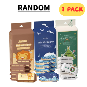 Cleaning Wet Tissue Baby Portable Mini Wet Wipes None Alcohol None Benzoate None Essence Tisu Basah Portable Small Bag