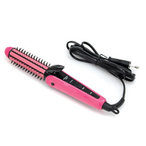 Nova 3in1 Hair Iron Electric Curler Roller Hair Straightener Stylish Brush Comb / Pelurus Rambut